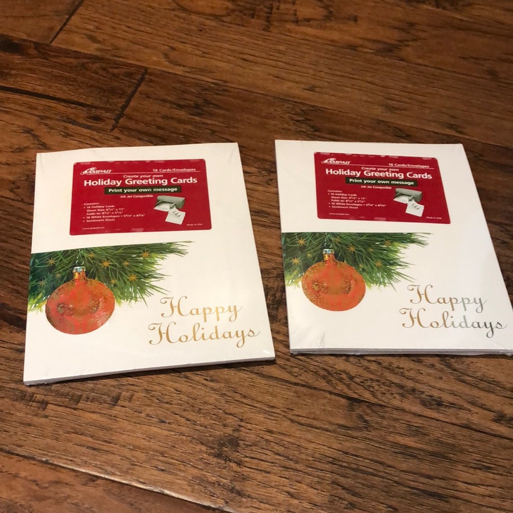 Holiday Greeting Cards with envelopes
